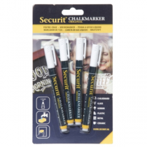 Securit 2mm White Liquid Chalk Pens 