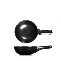 Churchill Art de Cuisine Rustics Simmer Black Deep Skillet Pan 24.5cm
