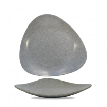 Churchill Alchemy Melamine Lotus Platter Granite 35 x 32.5cm