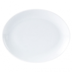 Porcelite White Oval Plate 11inch / 28cm   