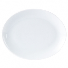 Porcelite White Oval Plate 12inch / 30cm 