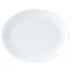 Porcelite White Oval Plate 14inch / 36cm   