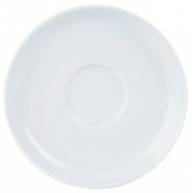 Porcelite White Saucers 6.75inch / 17cm  