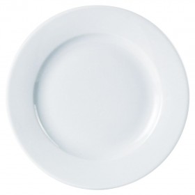 Porcelite White Winged Plates 10.25inch / 26cm
