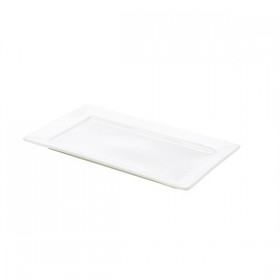 Genware Porcelain Rectangular Plate 30.5 x 18.5cm   