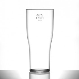 Elite Polycarbonate Nucleated Pint Tulip Tumblers 22oz LCE at Pint