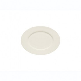 Bauscher Purity White Oval Platter with Rim 24cm 