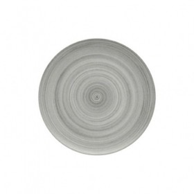 Bauscher Modern Rustic Ceramica Grey Flat Coupe Plate 26cm 