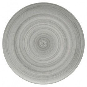 Bauscher Modern Rustic Ceramica Grey Flat Coupe Plate 32cm  