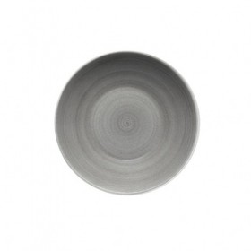 Bauscher Modern Rustic Ceramica Grey Deep Coupe Plate 18cm 