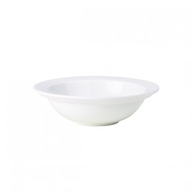 Genware Porcelain Rimmed Oatmeal Bowls 6.25inch / 16cm 
