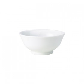 Genware White Porcelain Footed Valier Bowls 5.75inch / 14.5cm