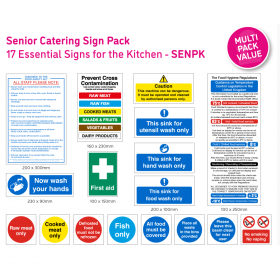 Senior Catering Sign Pack 