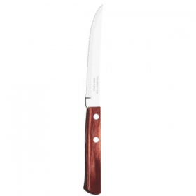 Tramontina Polywood Steak Knife Pointed Tip Red 22cm