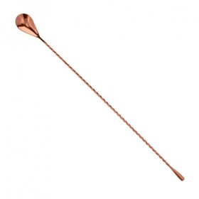 Twisted Copper Plated Bar Spoon 40cm