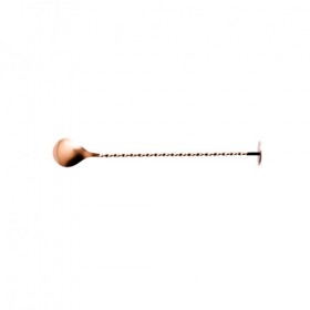 Copper Twisted Bar Spoon 28cm 