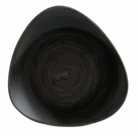 Churchill Stonecast Patina Iron Black Triangle Plate 22.9cm