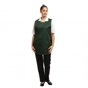 Whites Tabard Apron Green with Pocket
