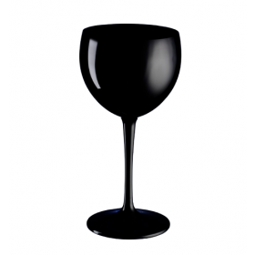 Premium Unbreakable Balloon Wine / Gin Glasses Black 14oz / 400ml