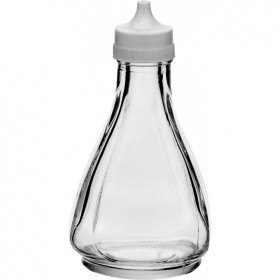 Vinegar Bottle with White Plastic Lid