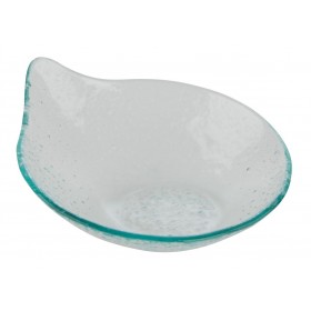 Tear Drop Glass Dish 19.5cm 
