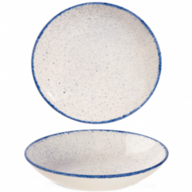 Churchill Stonecast Hints Indigo Blue Coupe Bowl 24.8cm