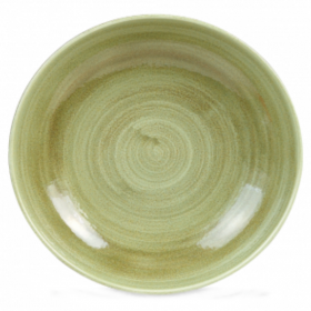 Churchill Stonecast Patina Burnished Green Coupe Bowl 24.8cm