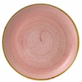 Churchill Stonecast Petal Pink Coupe Plate 21.7cm