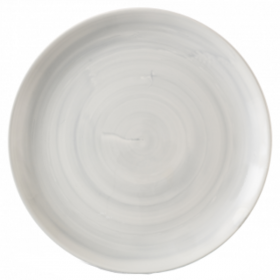Churchill Stonecast Canvas Grey Coupe Plate 26cm 