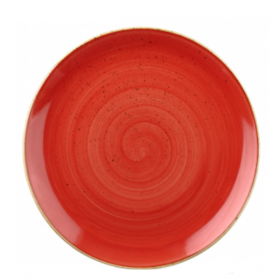 Churchill Stonecast Berry Red Coupe Plate 26cm