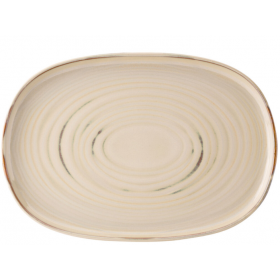 Santo Taupe Coupe Platter 13inch / 33cm