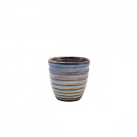 Terra Porcelain Aqua Blue Dip Pot 16cl / 5.6oz