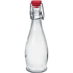 Indro Swing Top Bottle 1000 Red Lid 35oz / 1000ml 