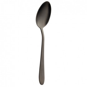 Turin Black Cutlery Dessert Spoon 