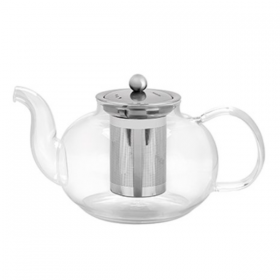 Glass Teapot with Stainless Steel Infuser 1Ltr