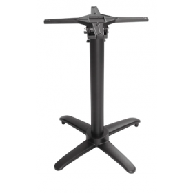 Bolero Aluminium Flip Top Table Base Black