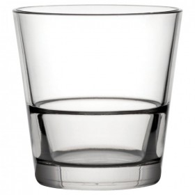 Venture Polycarbonate Stacking Double Old Fashioned Glasses 12oz 