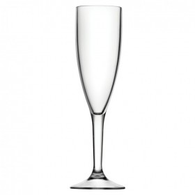 Diamond Polycarbonate Champagne Flutes 5oz / 140ml 