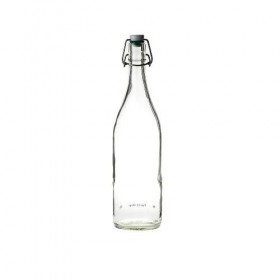 Ceramic Flip Top Bottle with Green Washer 17.5oz / 50cl 