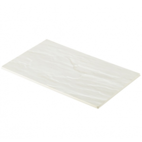 Melamine White Slate Effect Platter GN 1/2 32.5 x 26.5cm
