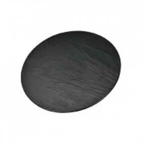 Melamine Slate/Granite Effect Reversible Round Platter 33cm