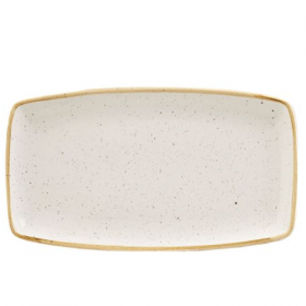 Churchill Stonecast Barley White Oblong Plate 29.5 x 15cm