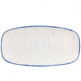 Churchill Stonecast Hints Indigo Blue Oblong Platter 29.8cm