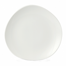 Churchill Isla White Organic Round Plate 21cm 