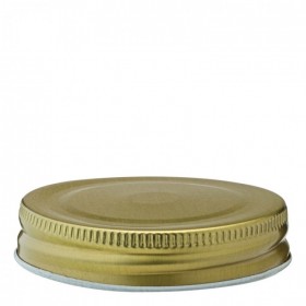 Drinking Jar Gold Lid 7cm