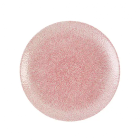 Churchill Studio Prints Raku Rose Quartz Pink Coupe Plate 6.5inch / 16.5cm