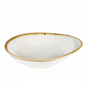 Churchill Stonecast Barley White Round Dish 16 x 14.5cm 