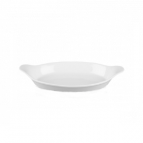 Churchill Cookware Oval Eared Dish White 34.5 x 19cm