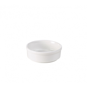 Genware Porcelain White Round Dishes 10cm 