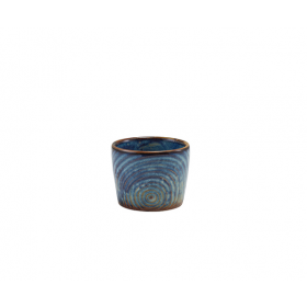 Terra Porcelain Aqua Blue Organic Dip Pot 3oz / 9cl 
